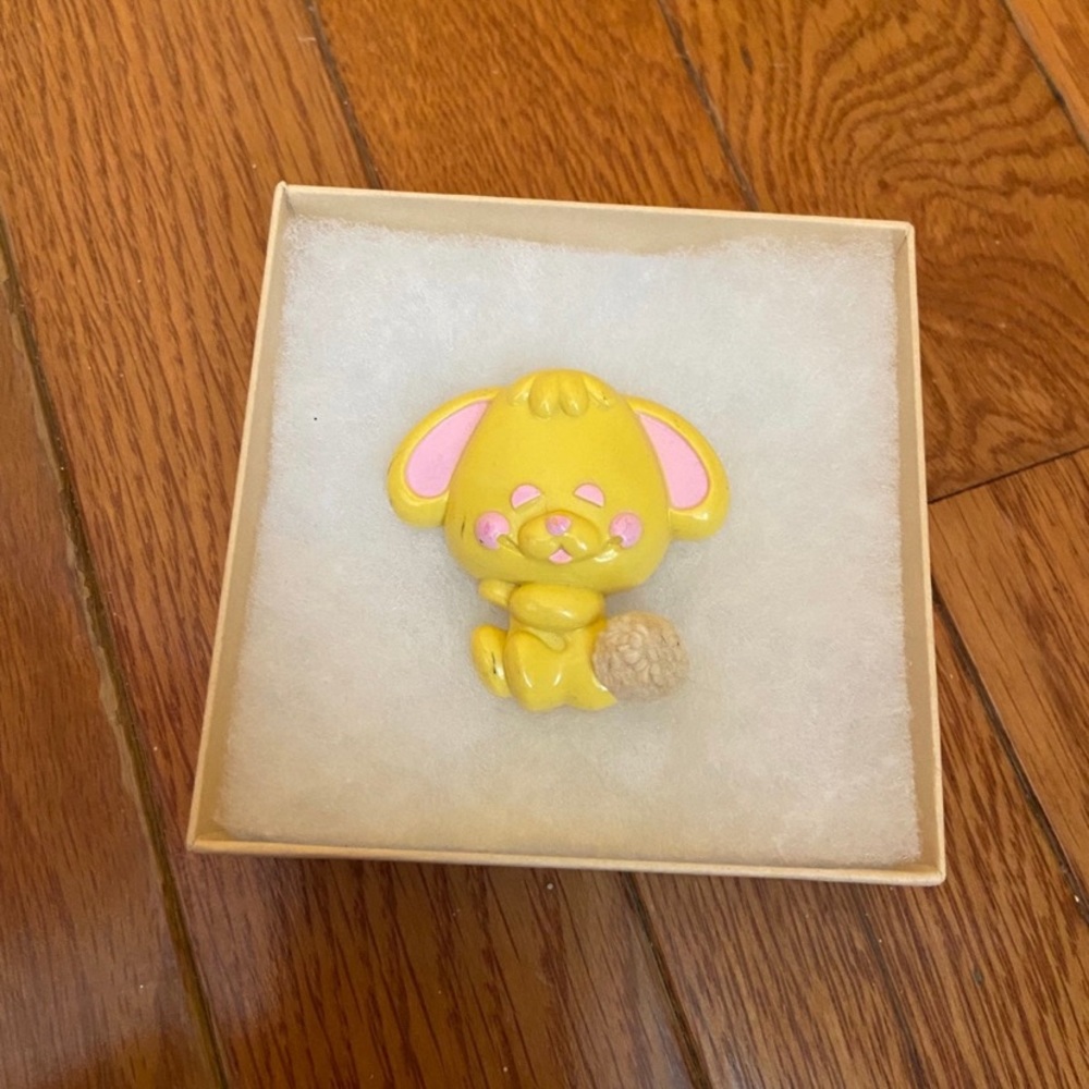 Vintage Avon Pin Pals Yellow Bunny